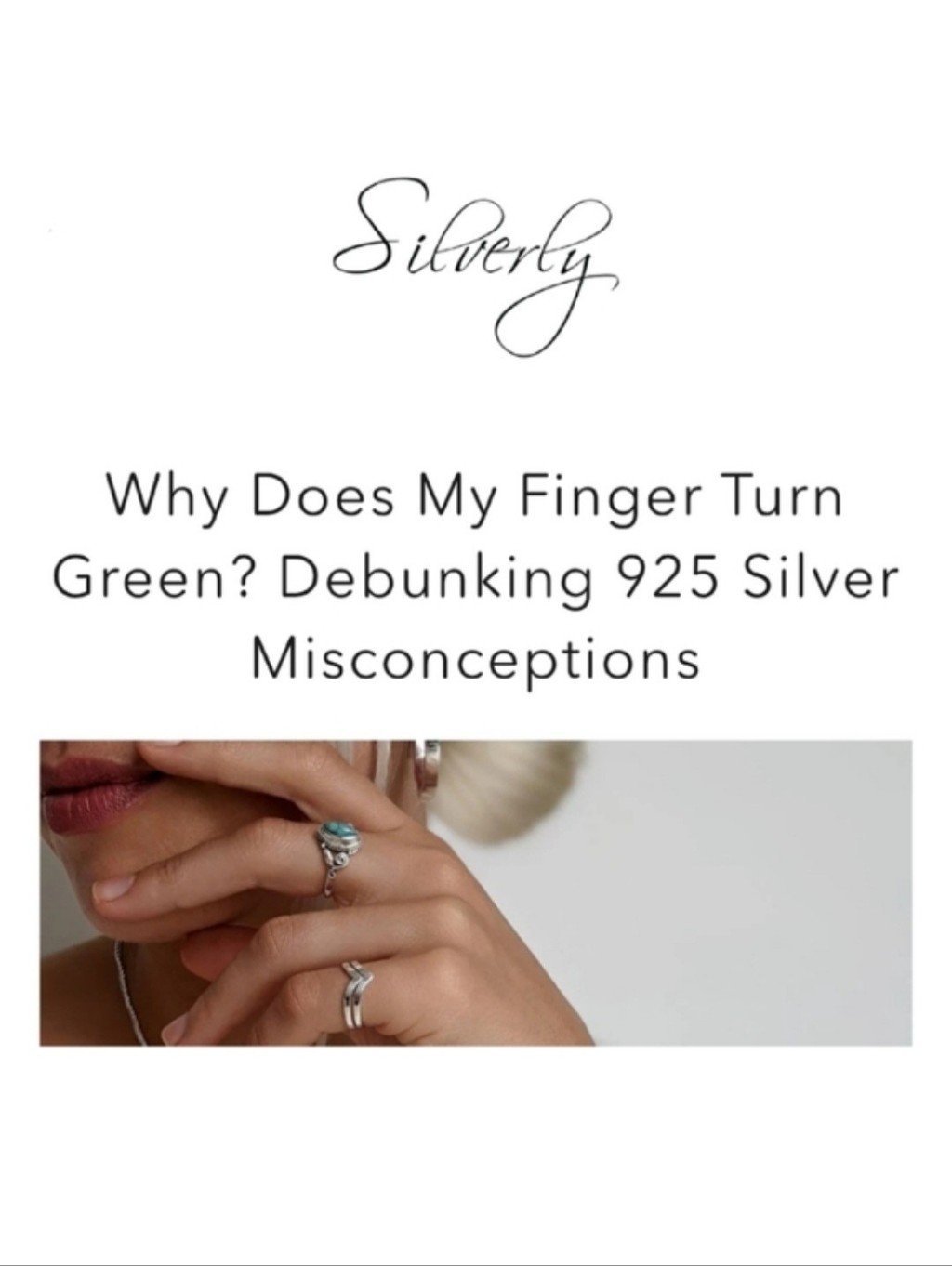Debunking 925 Silver Misconceptions